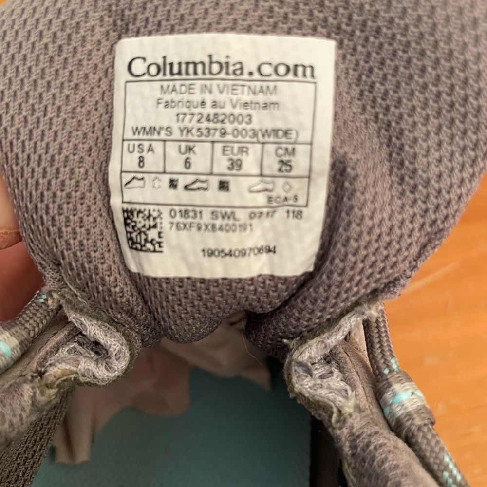 Columbia Access Point II Waterproof Outdoor Shoes Size 8 - Picture 7 of 11